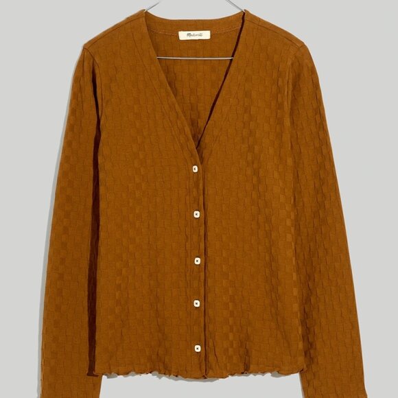 Madewell Sweaters - Madewell Brown Cardigan Sweater NWT